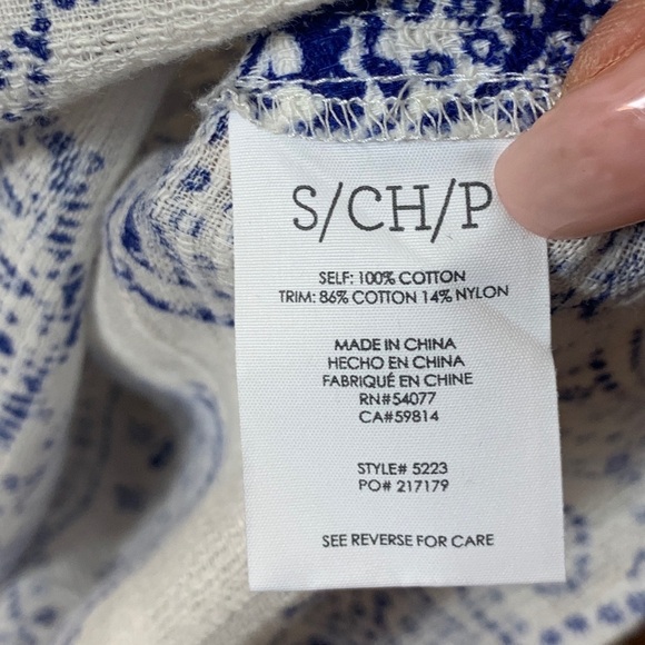 CAbi Veranda Lace Boho Paisley Tank Top - Picture 8 of 12